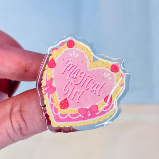 magical girl cake pin