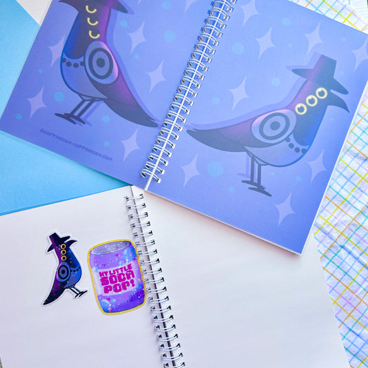 kpop bird - reusable sticker book