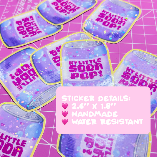 my little soda pop sticker