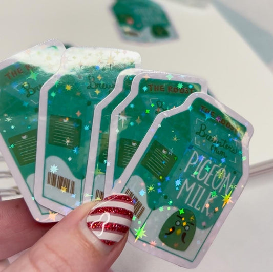 brewster’s pigeon milk sticker