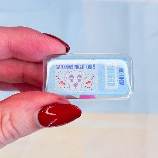 kk concert ticket pin