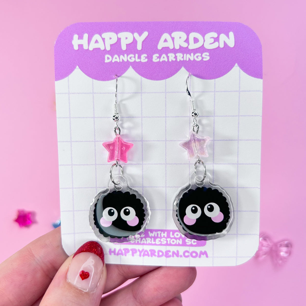 dust fairy earrings