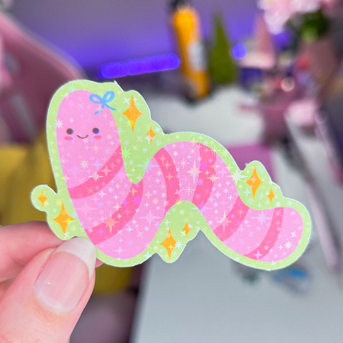 worm cutie sticker
