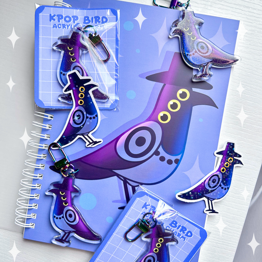 kpop demon bird charm