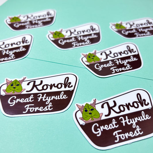 korok sign sticker