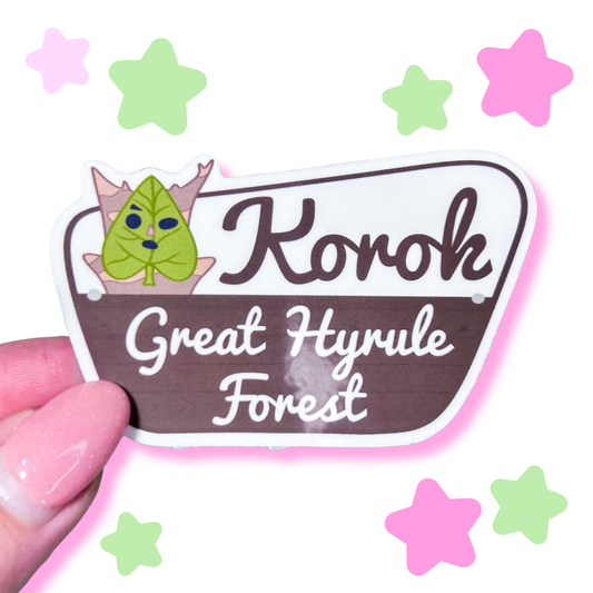 korok sign sticker