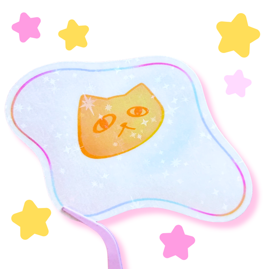 egg cat sticker