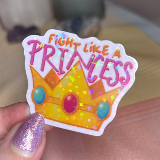 fight like a princess sticker ♡ LAST CHANCE ♡