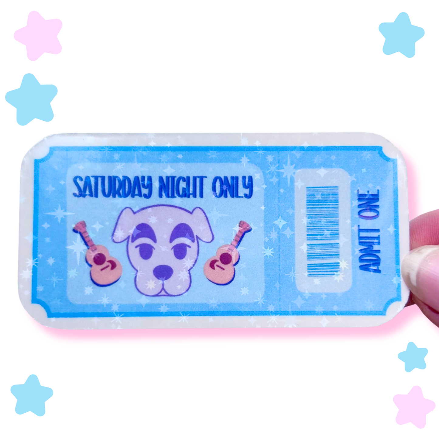 kk concert ticket sticker