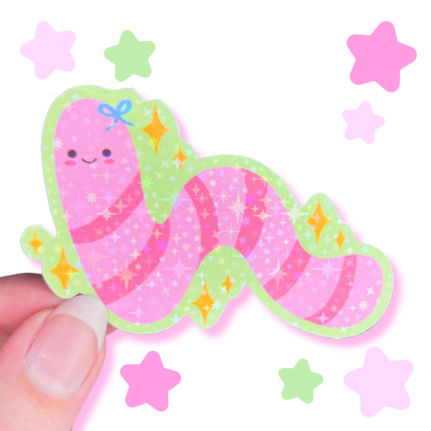 worm cutie sticker