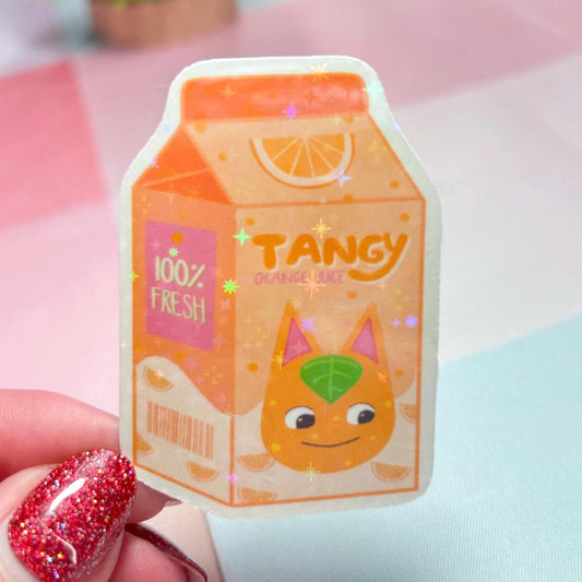 tangy orange juice sticker
