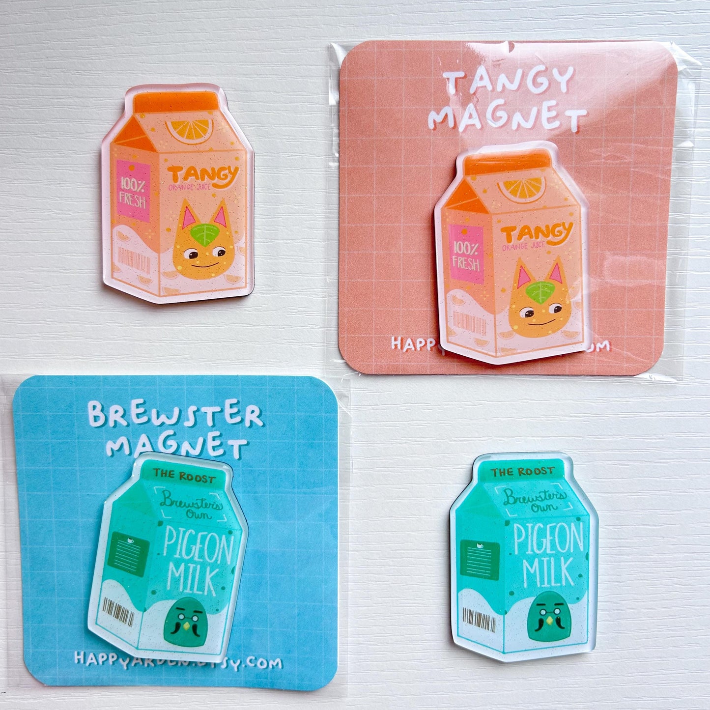 brewster’s pigeon milk magnet