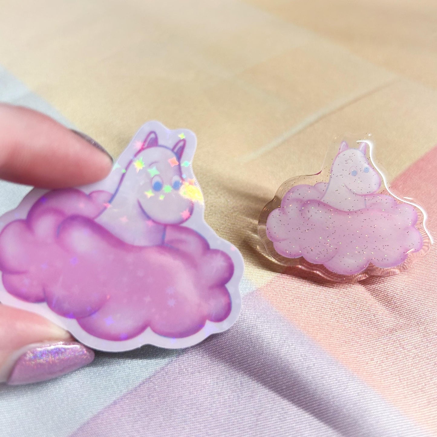 moomin in cloud sticker