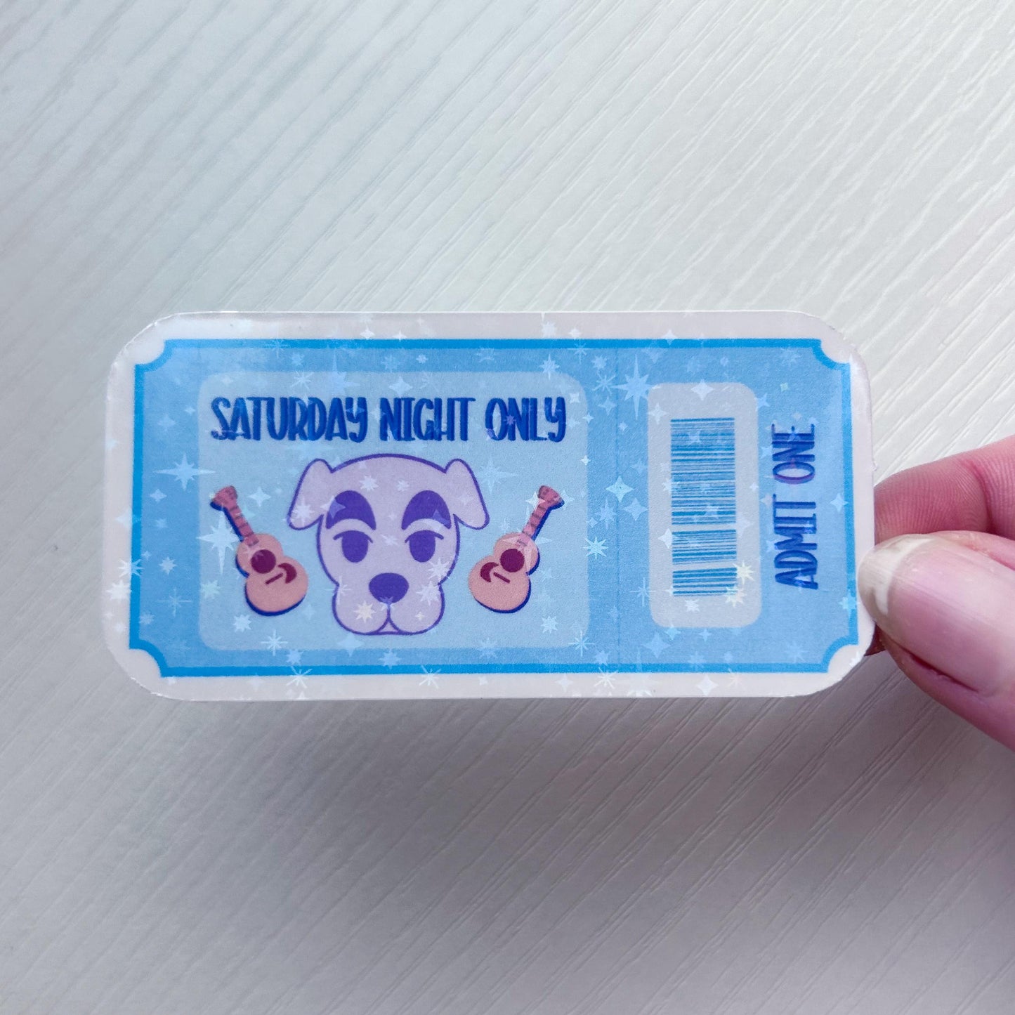 kk concert ticket sticker