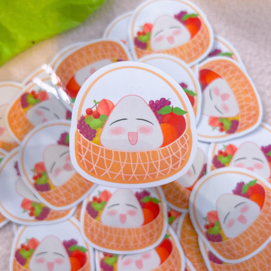 rice ball in the fruits basket sticker