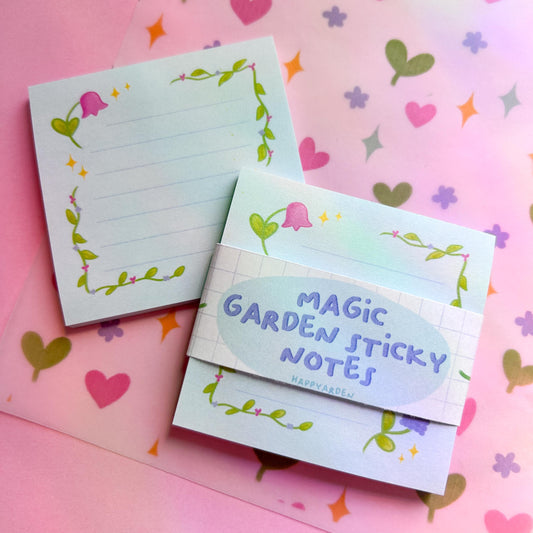 magic garden sticky notes