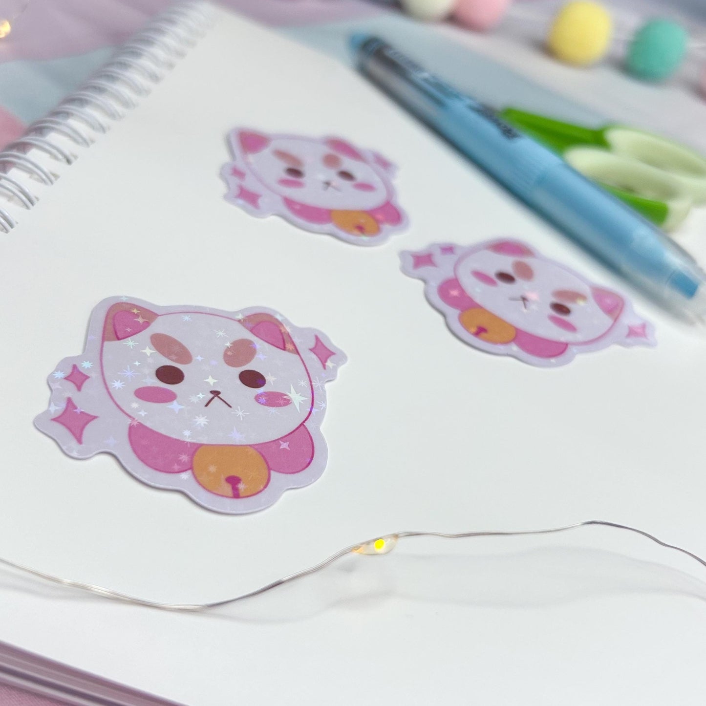 puppycat sticker
