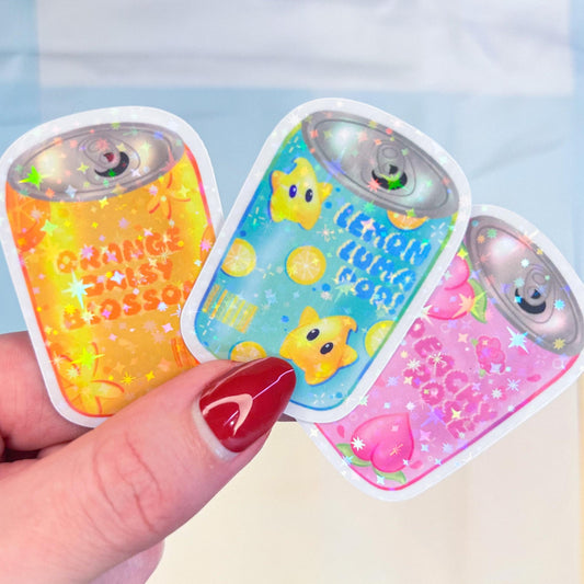 mario princess soda stickers