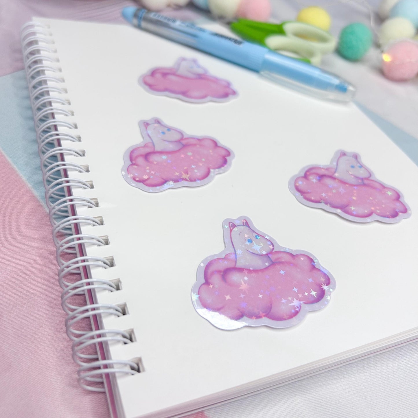moomin in cloud sticker