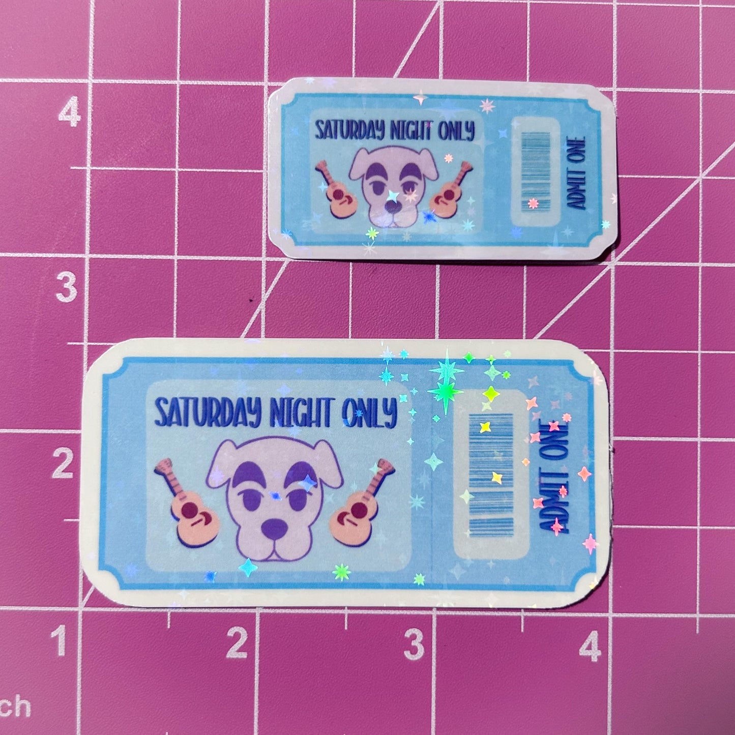 kk concert ticket sticker