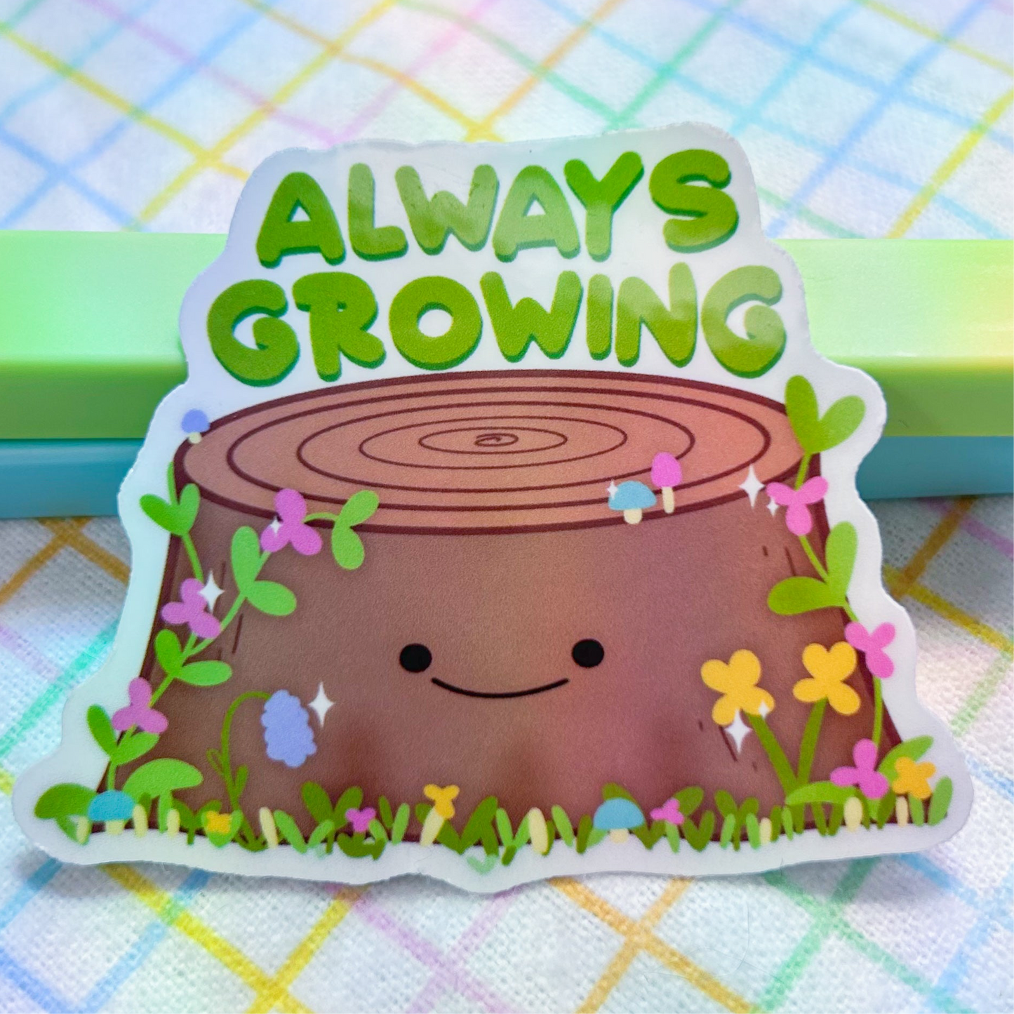 always growing sticker
