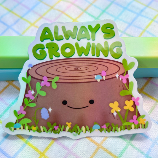 always growing sticker