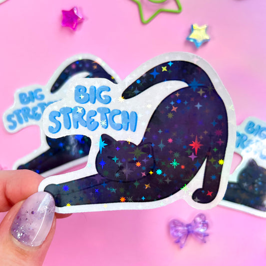 big stretch sticker