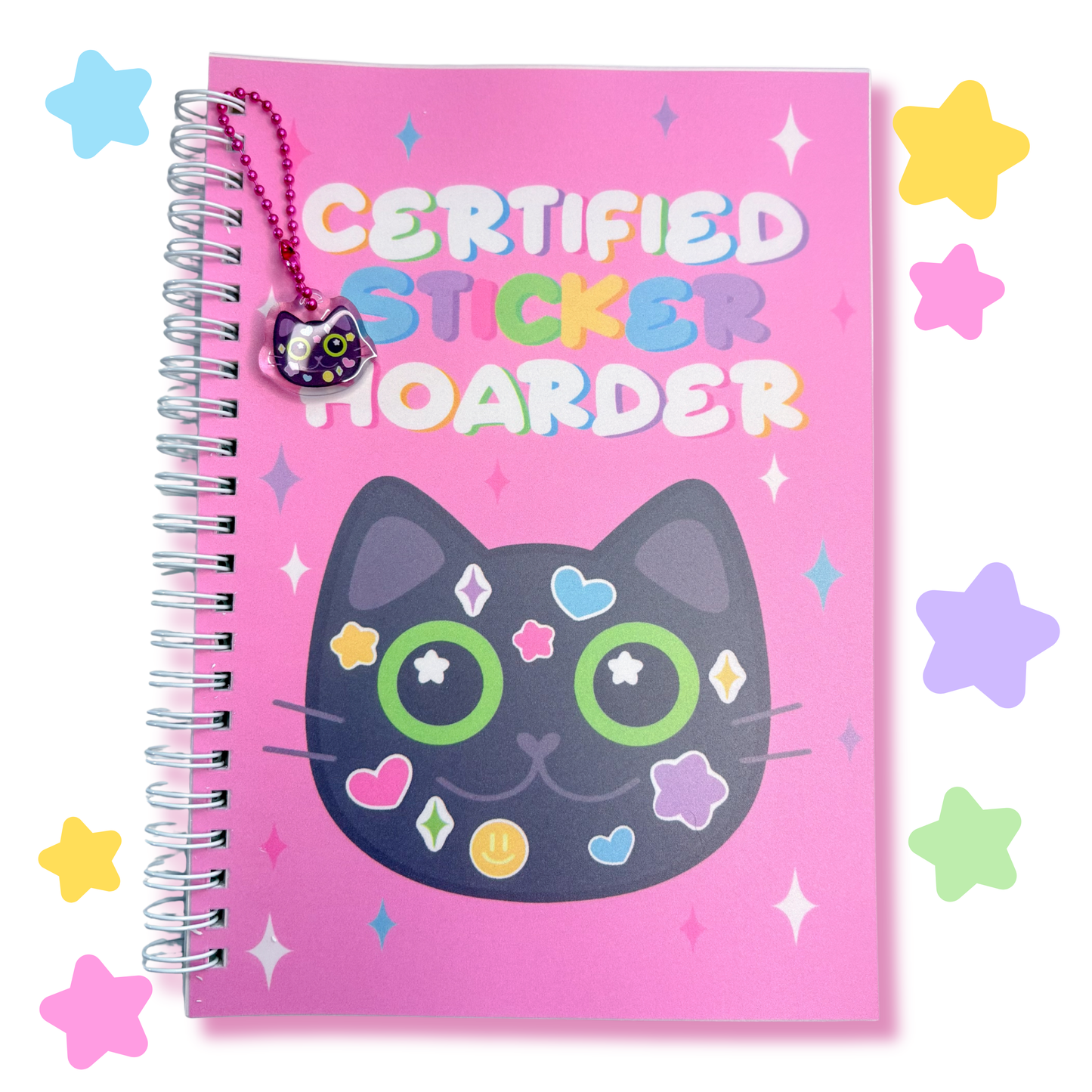 sticker hoarder cat - A5 sticker book