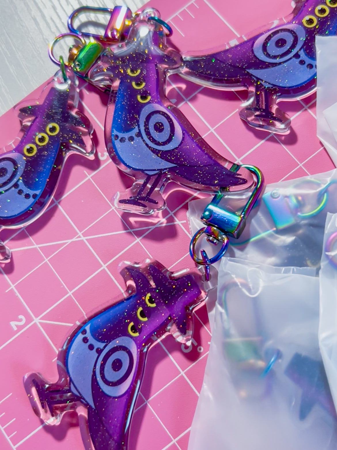 kpop demon bird charm