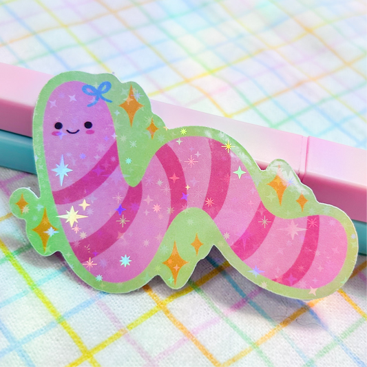 worm cutie sticker
