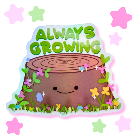 always growing sticker