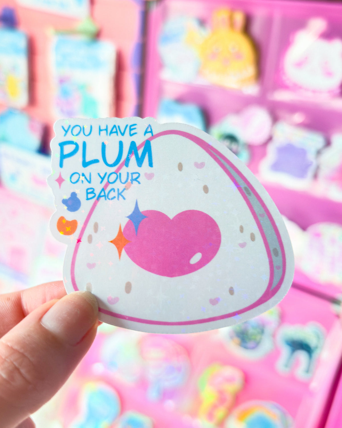 rice ball plum fruba sticker