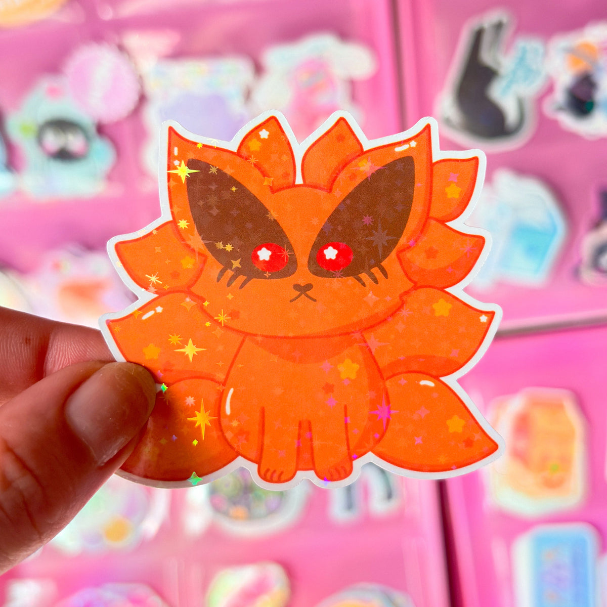 nine tailed fox sticker