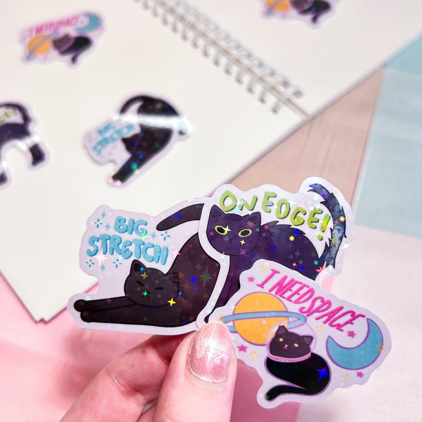 big stretch sticker