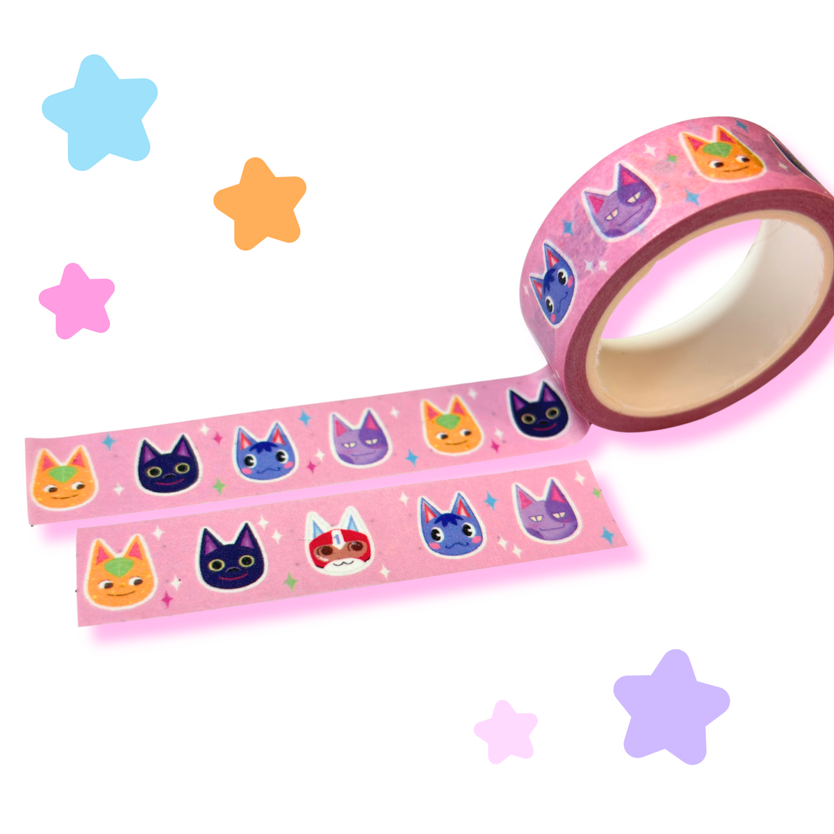 villager cat washi tape