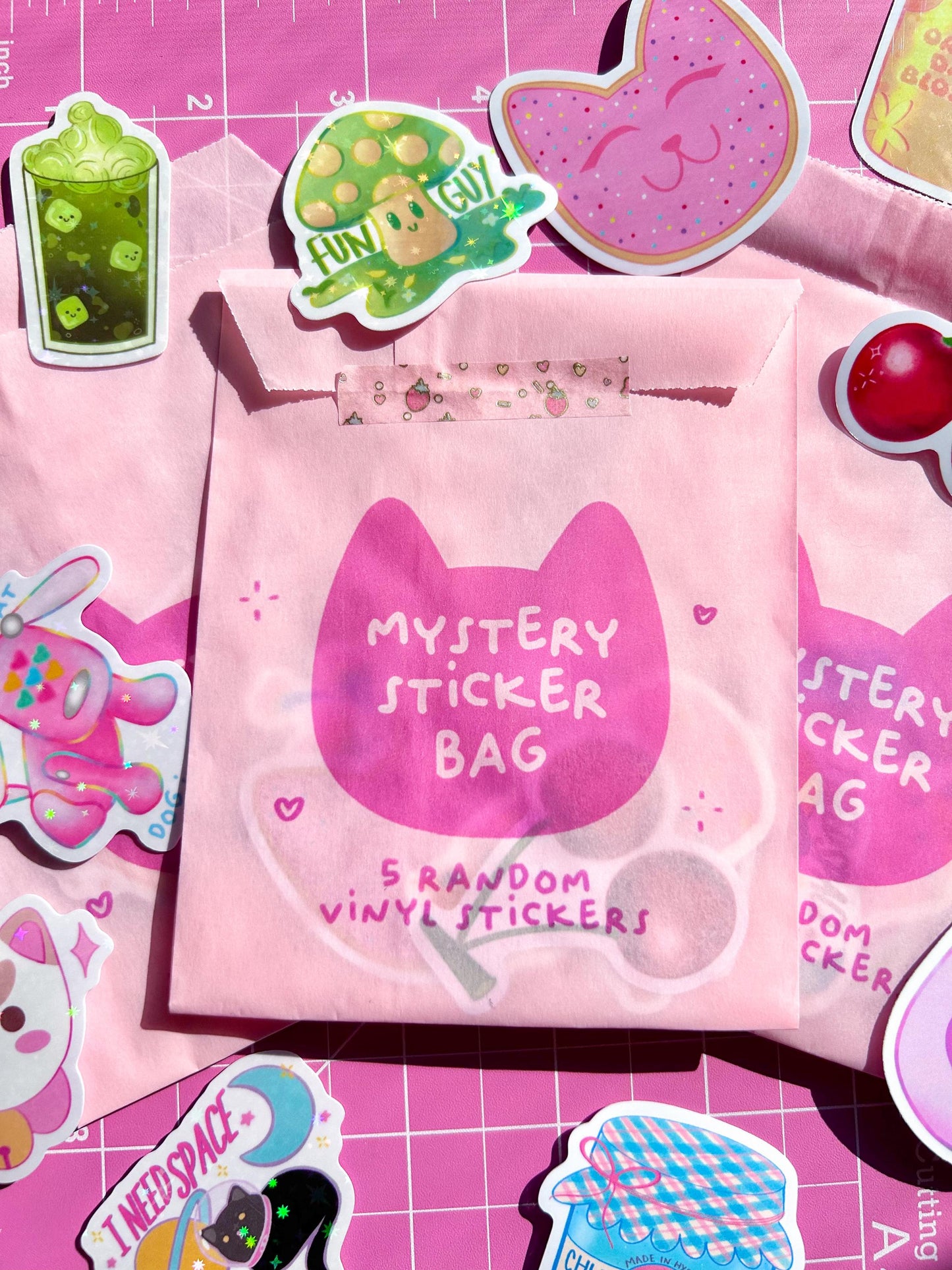 mystery sticker bag
