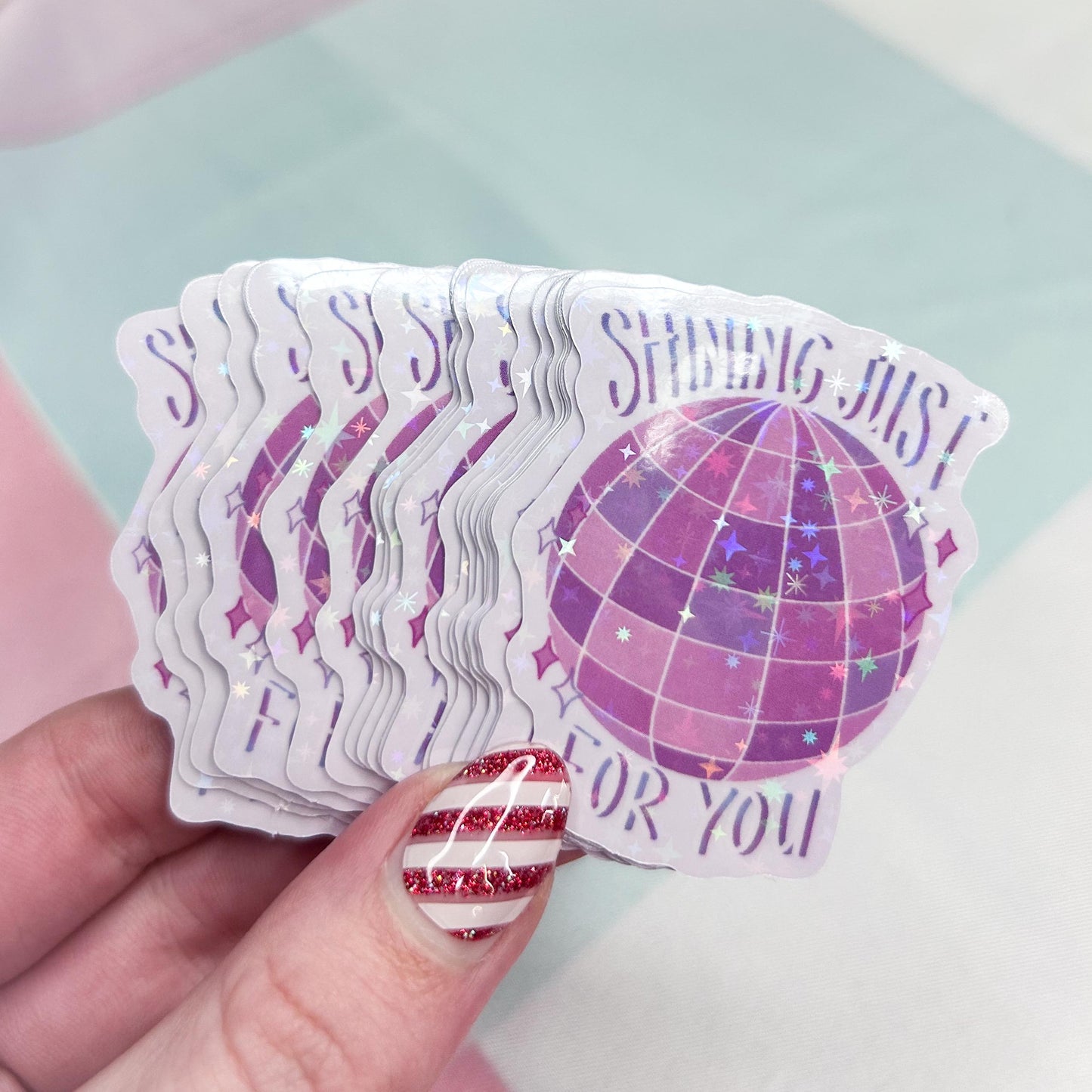 mirrorball sticker ♡ LAST CHANCE ♡