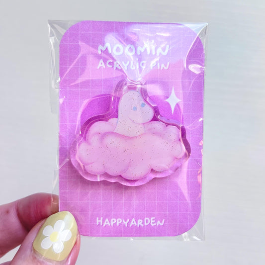 moomin in cloud pin