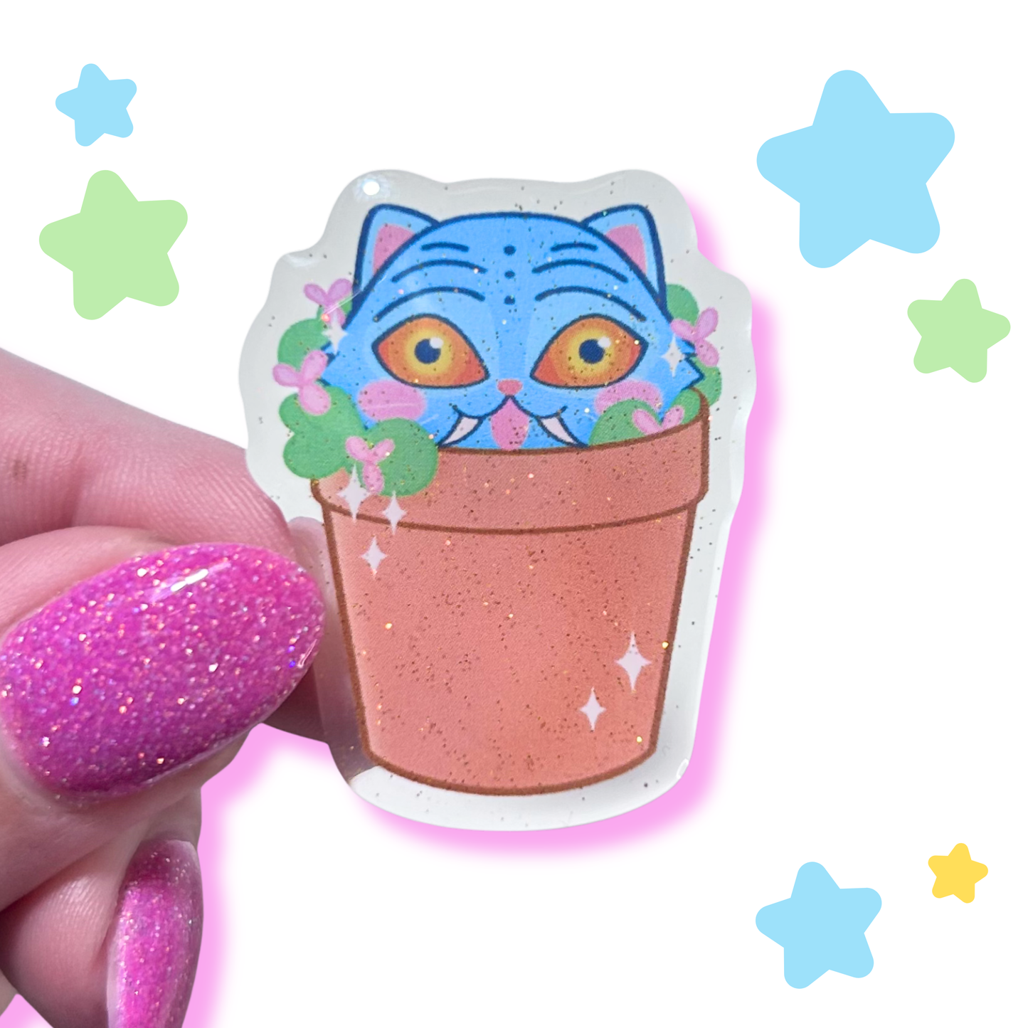 derpy acrylic pin