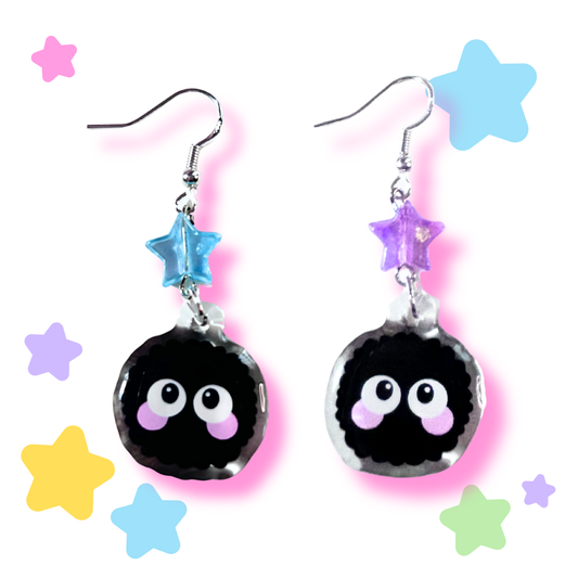 dust fairy earrings