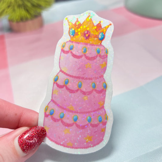 princess peach cake sticker