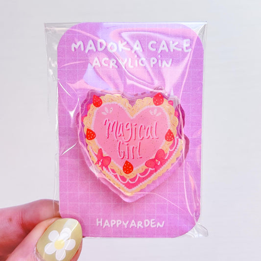 magical girl cake pin