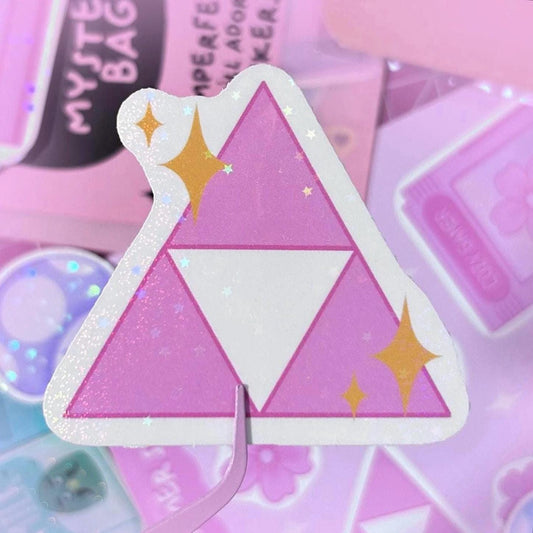 kawaii triforce sticker