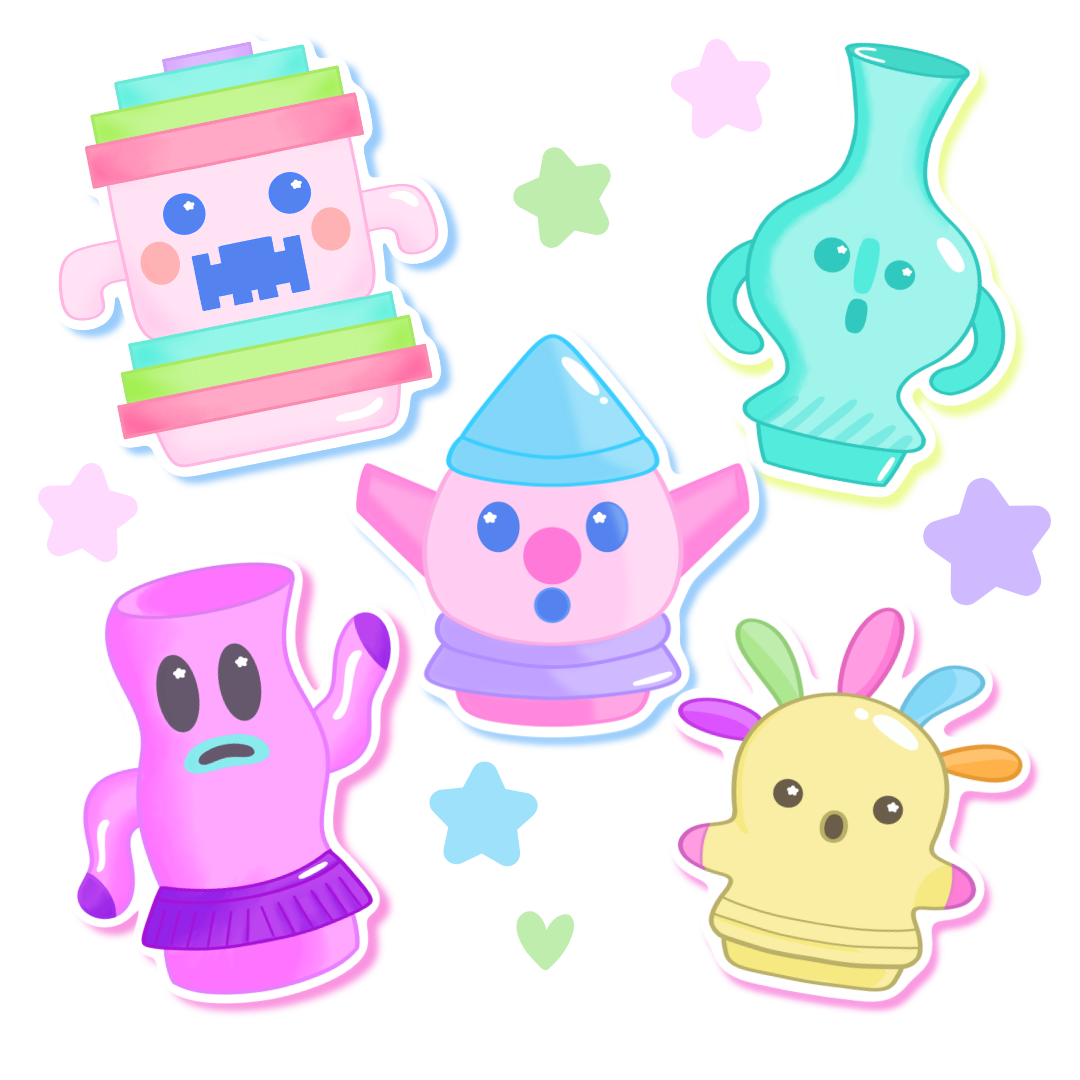 gyroid sticker pack