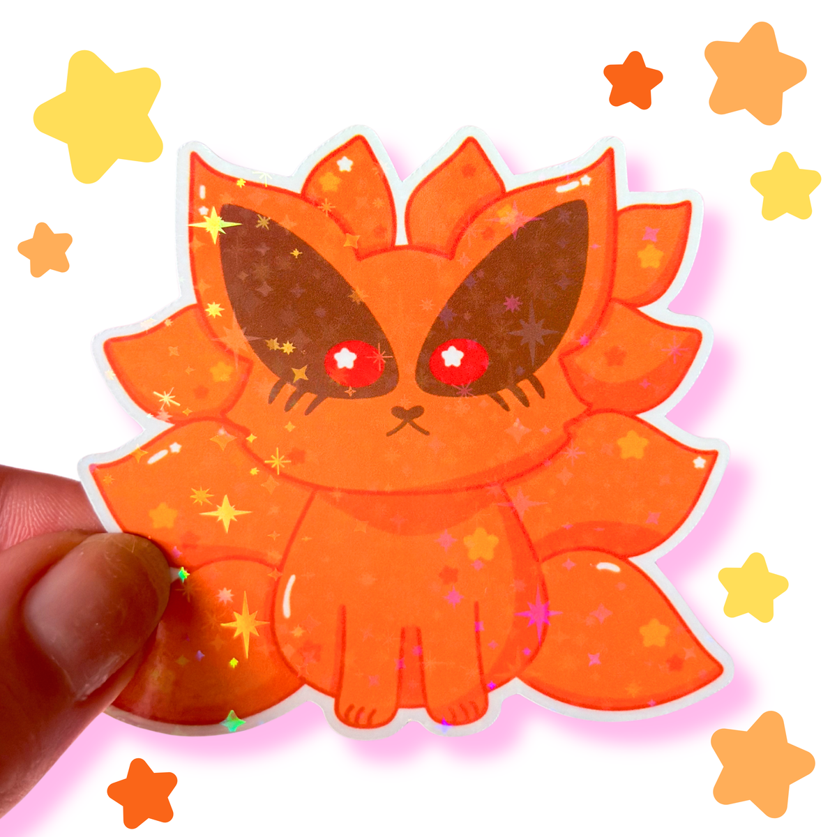 nine tailed fox sticker