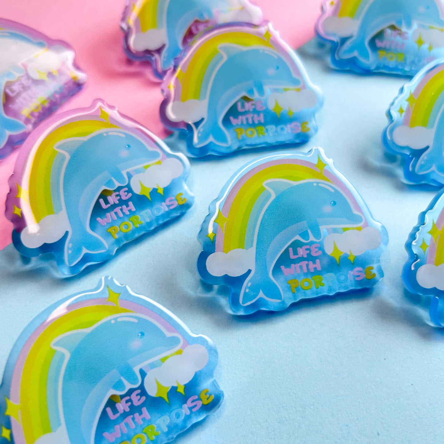 life with porpoise pin