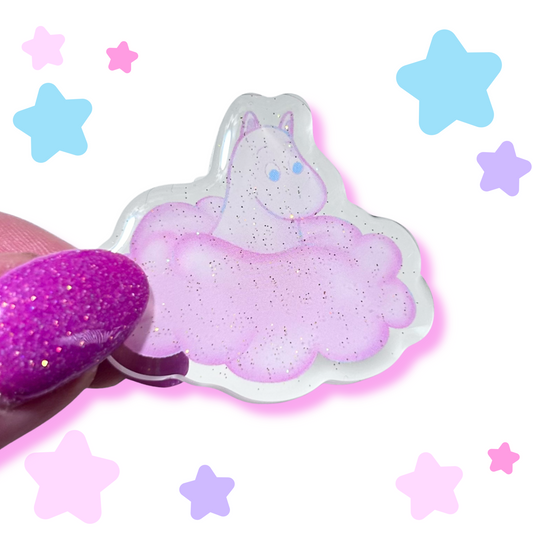 moomin acrylic pin