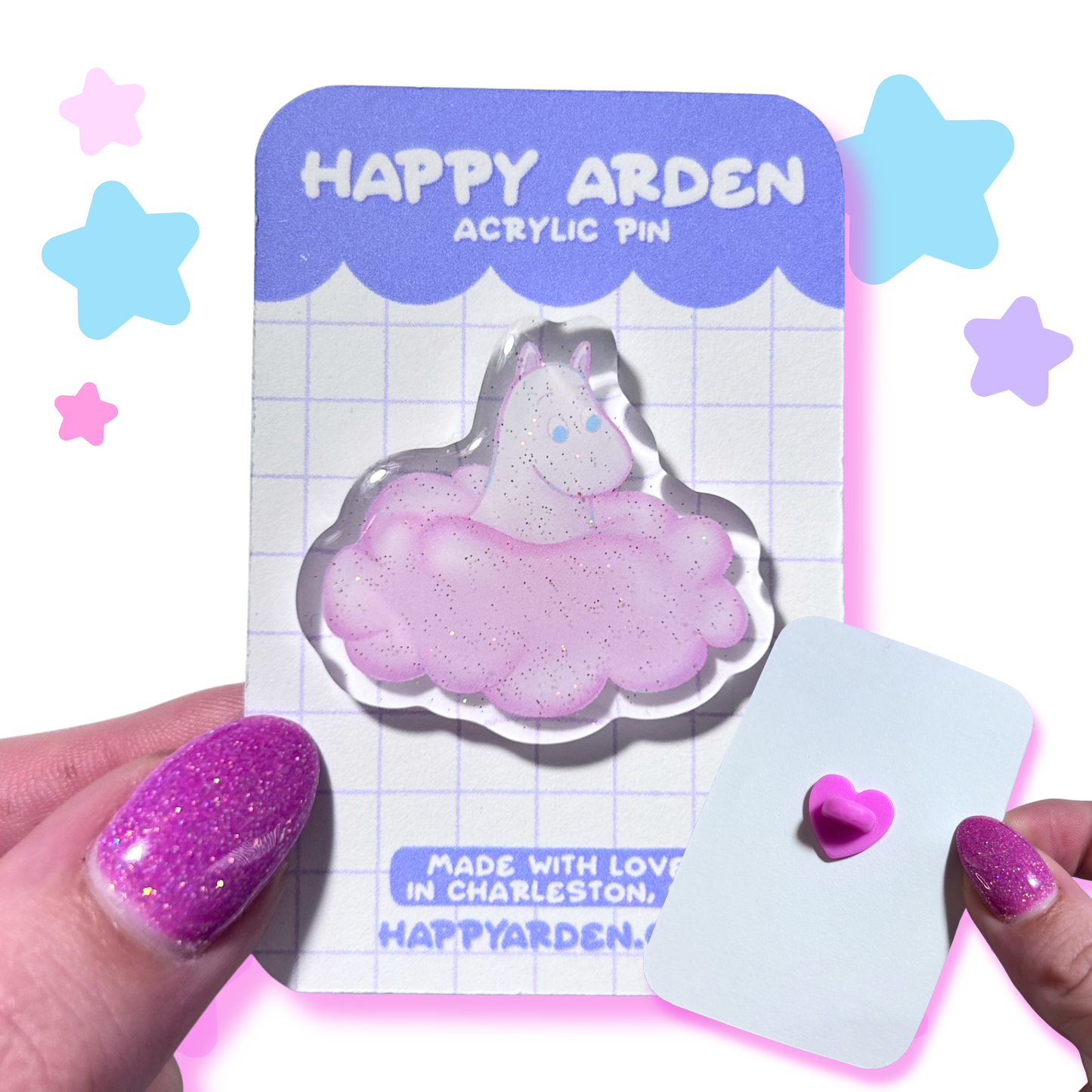 moomin acrylic pin