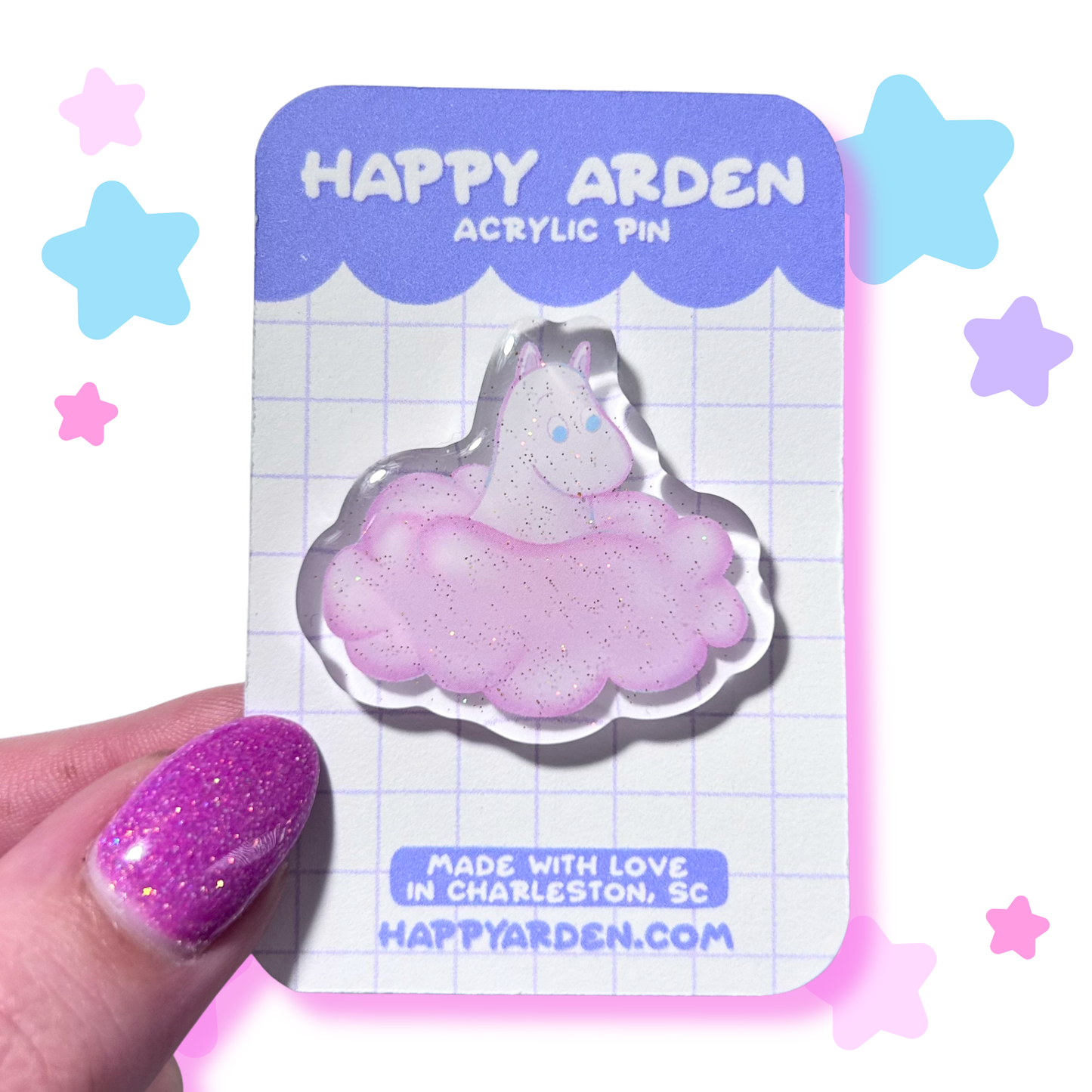 moomin acrylic pin