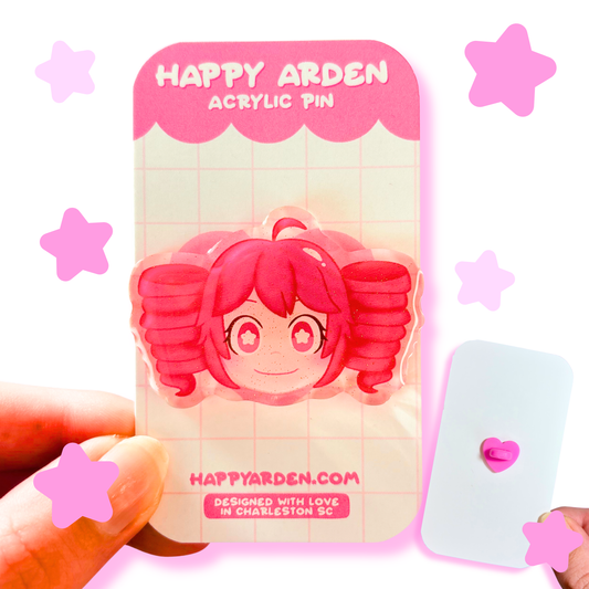 teto acrylic pin